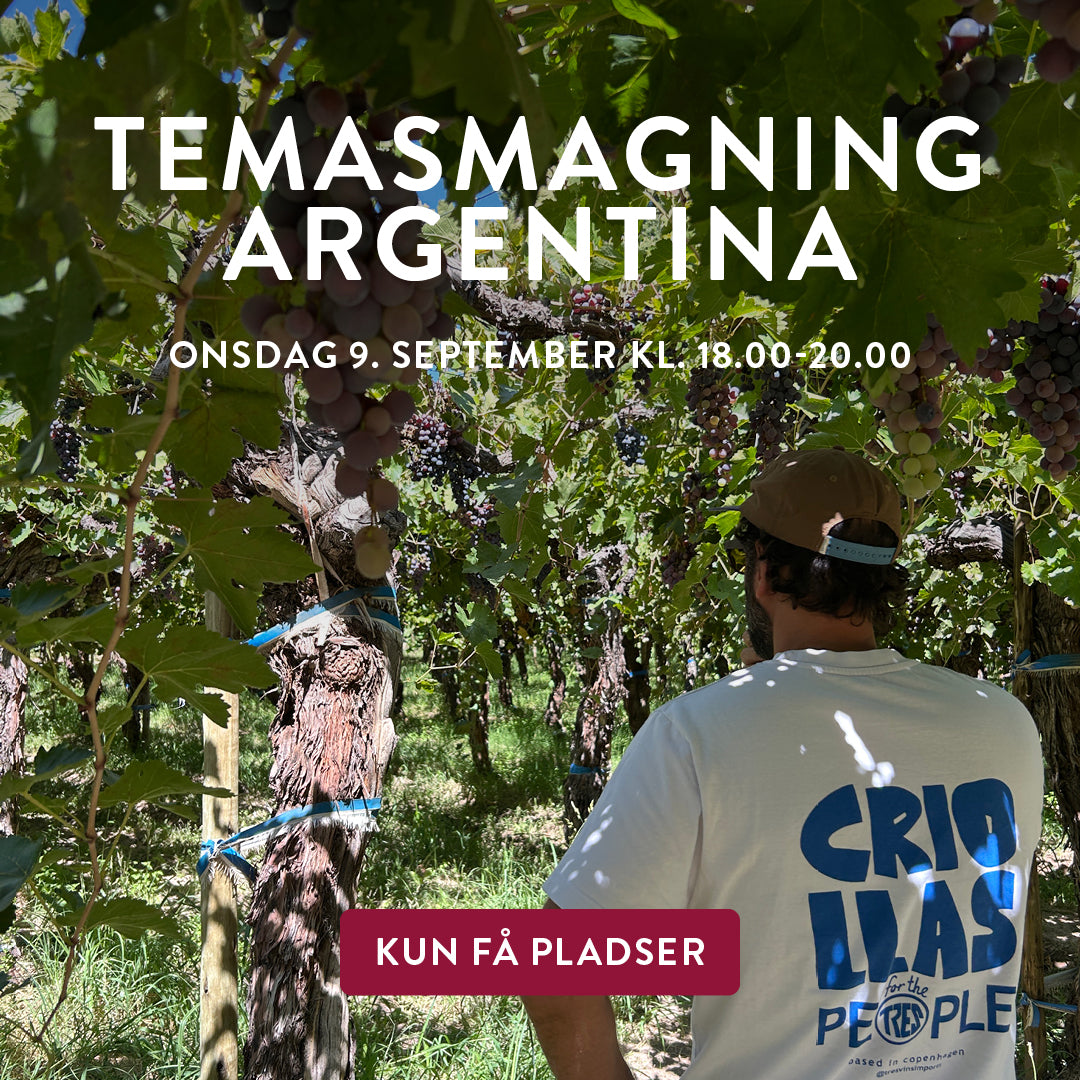 Temasmagning Argentina – den nye generation af vinmagere onsdag 9.september kl. 18.00-20.00