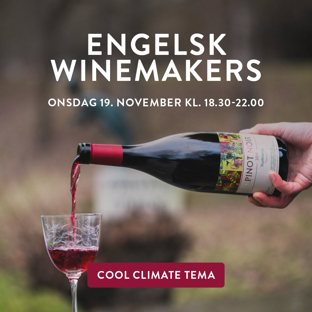 Engelsk Winemakers Dinner onsdag 19. november kl. 18.30-22.00